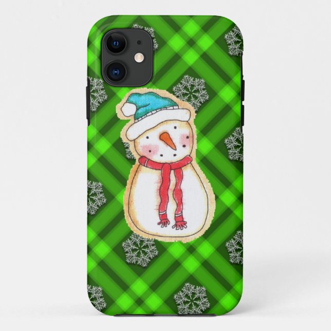Christmas Snowman iPhone5 case mate barely there (Back)