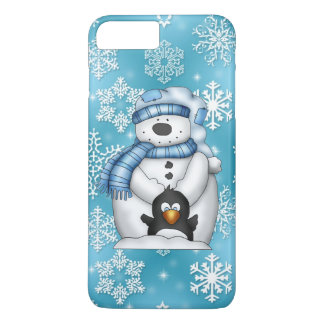 Christmas Snowman iPhone 7 plus barely there case