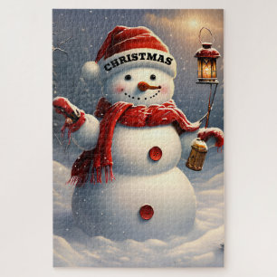Christmas Snowman Jigsaw Puzzle