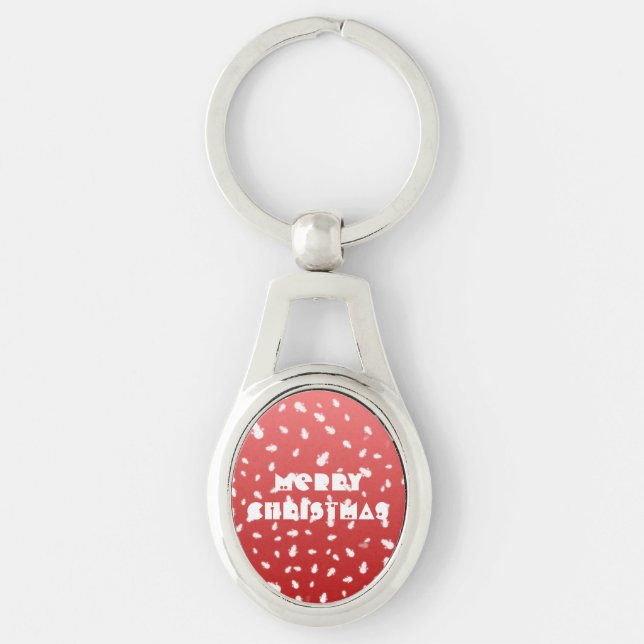Christmas Snowman Key Ring (Front)