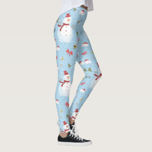 Christmas Snowman Leggings