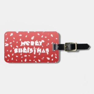 Christmas Snowman Luggage Tag