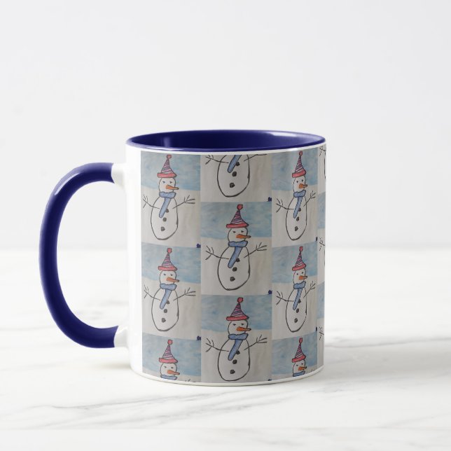 Christmas Snowman Mug (Left)
