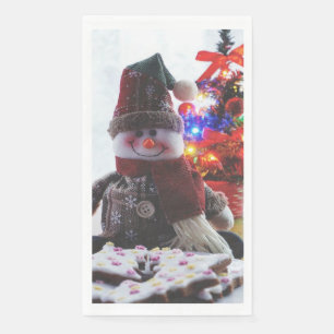 CHRISTMAS SNOWMAN NAPKIN