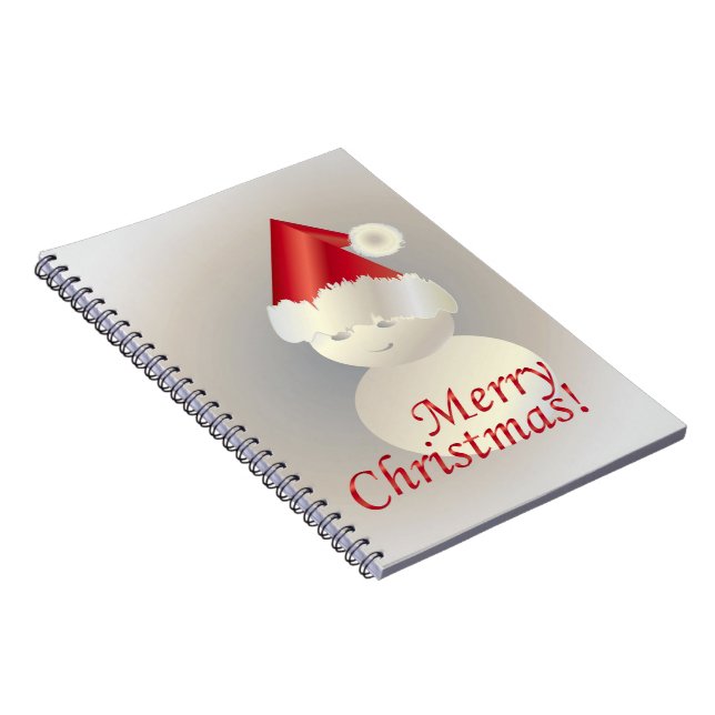 Christmas Snowman Notebook (Right Side)