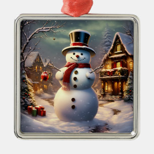 Christmas Snowman Ornament