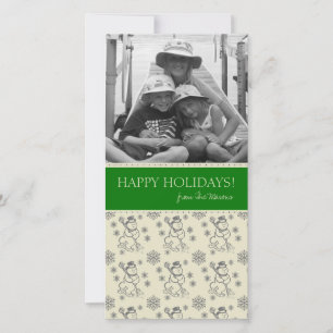 Christmas Snowman Photo Cards