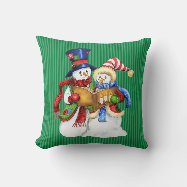 Christmas Snowman Pillow (Front)