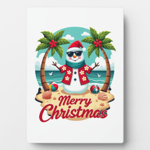 christmas Snowman Plaque