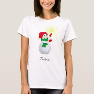 Christmas Snowman  T-Shirt