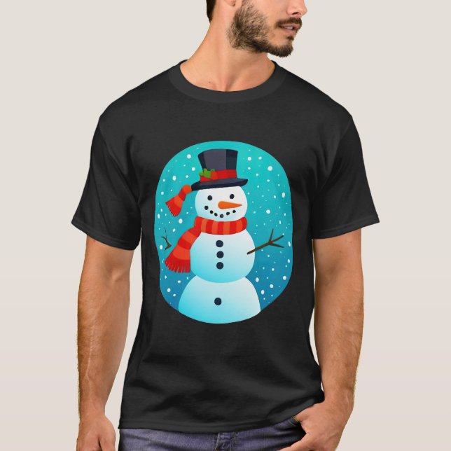 Christmas Snowman T-Shirts (Front)