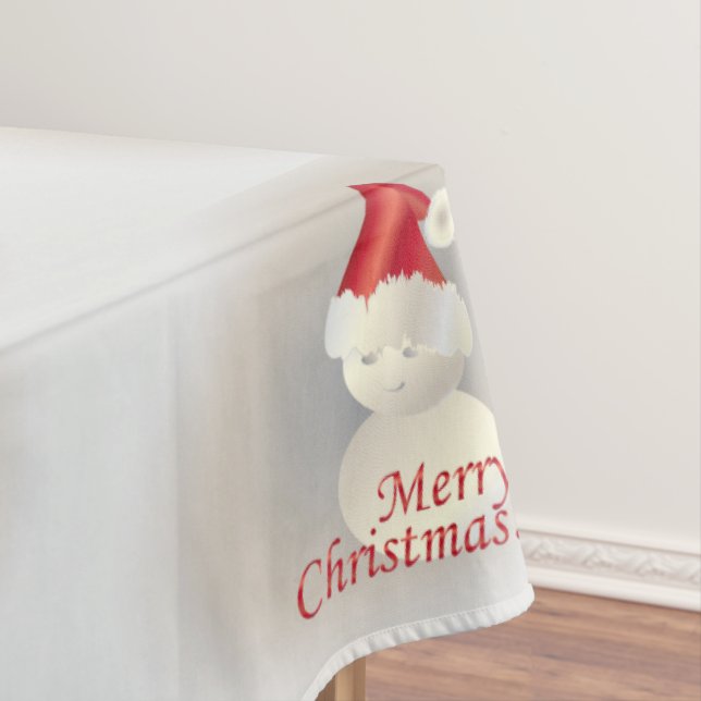 Christmas Snowman Tablecloth (In Situ)