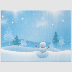 Christmas Snowman Tissue Paper
