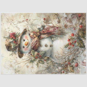 Christmas Snowman Tissue Paper