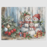 Christmas Snowman Vintage Watercolor Decoupage  Tissue Paper<br><div class="desc">Whimsical Vintage Watercolor Decoupage Christmas Snowman Tissue Paper sheets for crafting,  furniture decoupage & gift wrapping.
Thank you for shopping in my store!
All My Love, 
Fluid,  Digital,  Dotted & Graphic Arts</div>