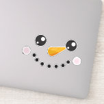 Christmas Snowman, White Snowman, Carrot Nose<br><div class="desc">Cute,  fun and adorable design of snowman with carrot nose. Modern and trendy gift,  perfect for Christmas or New Year's celebration.</div>