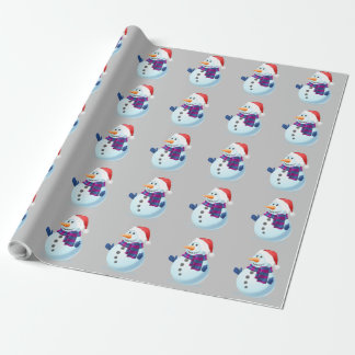 Christmas Snowman Wrapping Paper