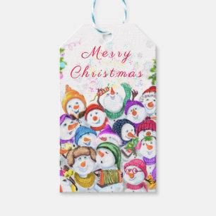 Christmas Snowmans Gift Tags