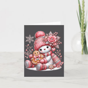 Christmas Snowperson Card