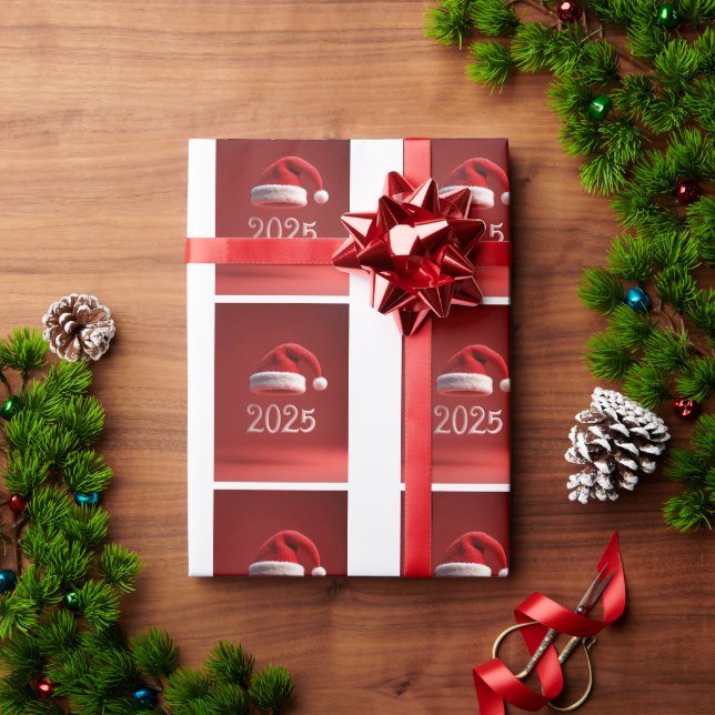 christmas snowy landscape  wrapping paper (Holiday Gift)