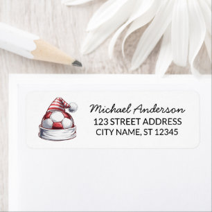 Christmas Soccer Ball Santa Return Address