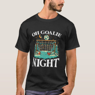 Christmas Soccer Player Xmas Day Goalkeeper Santa T-Shirt