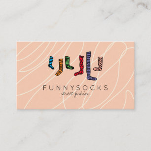Christmas Sock Business Card