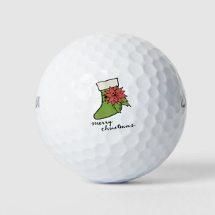 Christmas Sock Golf Balls