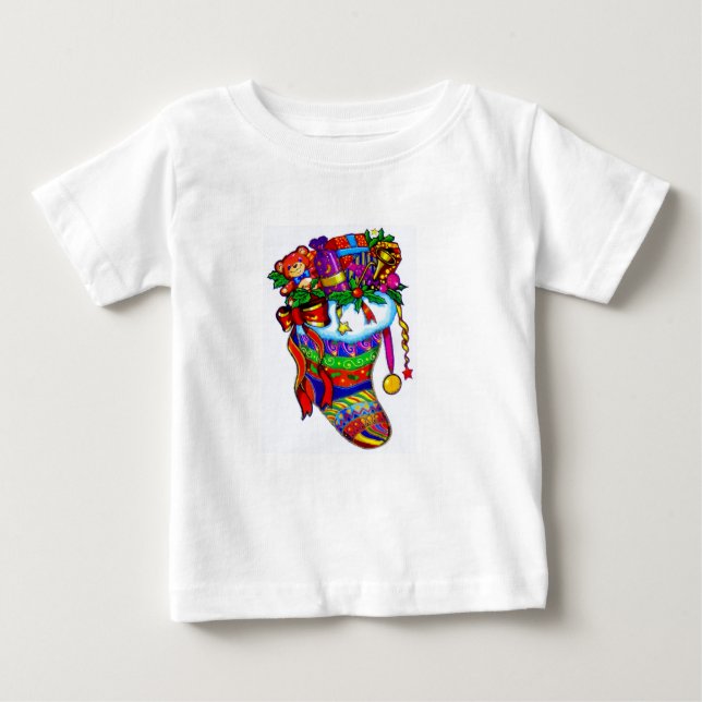 Christmas Sock T-Shirt (Front)