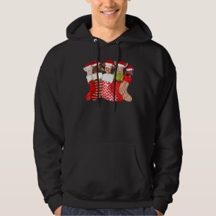 Christmas Socks Animals Horse Cow Goat Chicken Pig Hoodie