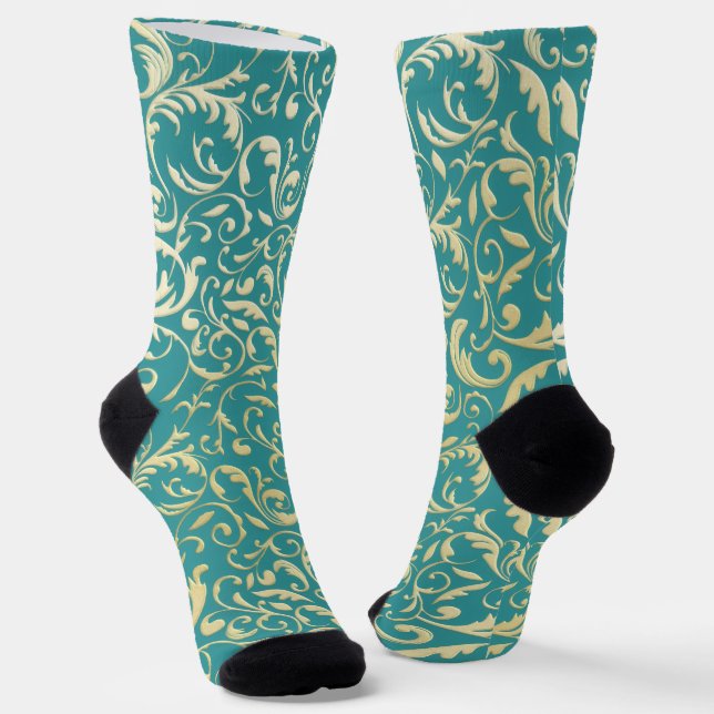 Christmas Socks-Crew Socks (Angled)
