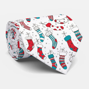 Christmas socks tie