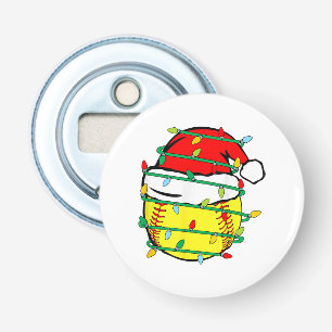 Christmas Softball  Bottle Opener