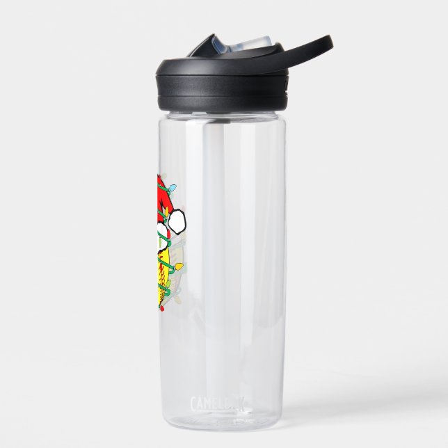 Christmas Softball  Water Bottle (Left)