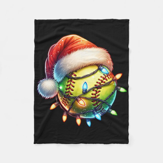 Christmas Softll Holiday Softll Player Xmas  Fleece Blanket (Front)