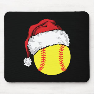Christmas Softll Ll Santa Hat Xmas Softll Lover Mouse Pad