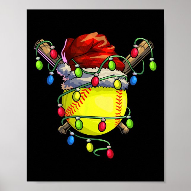 Christmas Softll Xmas Christmas Lights Softll Play Poster (Front)