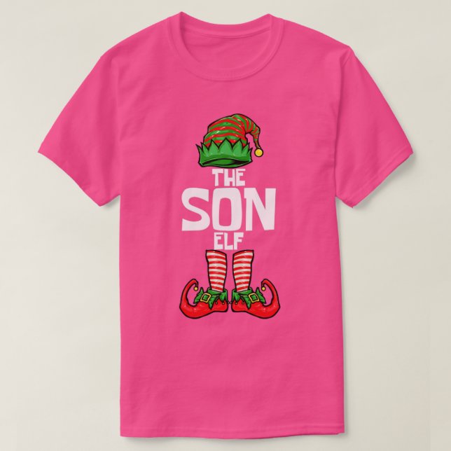 Christmas Son Elf T-Shirt (Design Front)