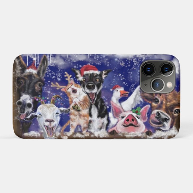 Christmas Song - Animal Party Case-Mate iPhone Case (Back (Horizontal))