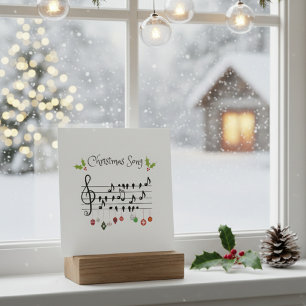 Christmas Song  birds singing  Invitation