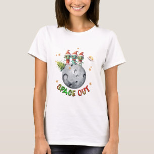 Christmas Space Out Aliens T-Shirt