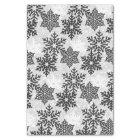 ⭐ Christmas Sparkle Black and White ❄ Snowflakes