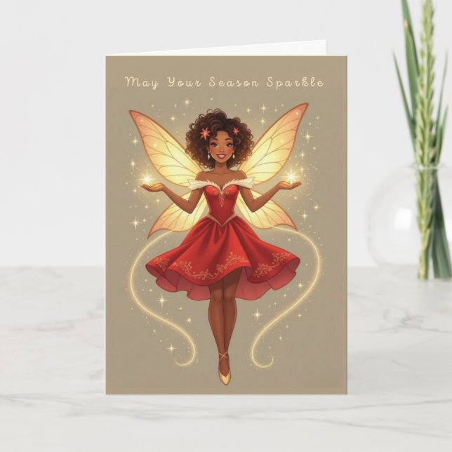 Christmas Sparkle Holiday Card (Front)