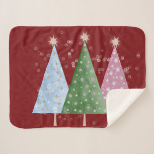 Christmas Sparkle Sherpa Blanket