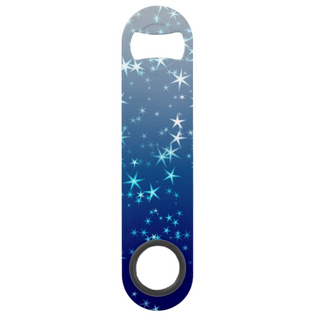 Christmas Sparkles Stars Blue Sky (Front)