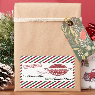 Christmas Special Delivery From Santa  Rectangular Sticker