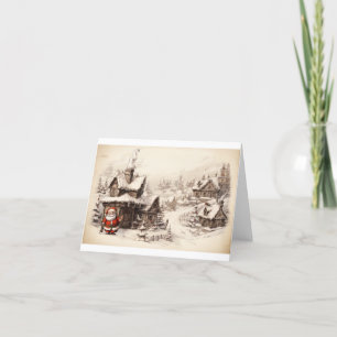 Christmas Special Delivery From Santa  Thank You Card