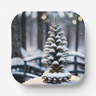 Christmas special paper plate