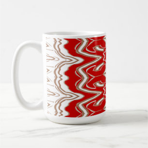 Christmas Special red & white seamless pattern  Coffee Mug