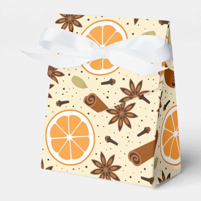 Christmas spices favour box (Front Side)